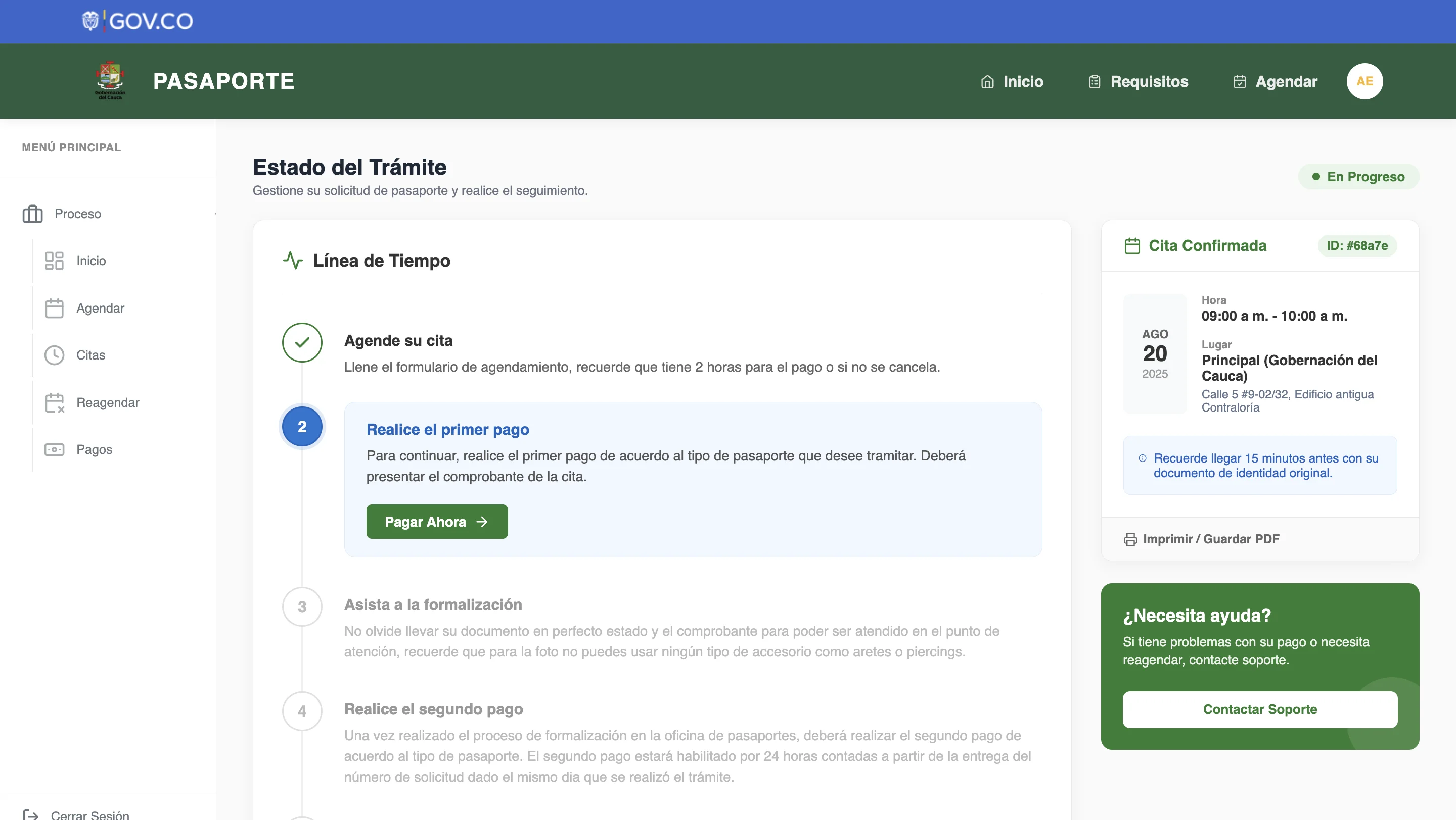 Vista previa de PASAPORTE